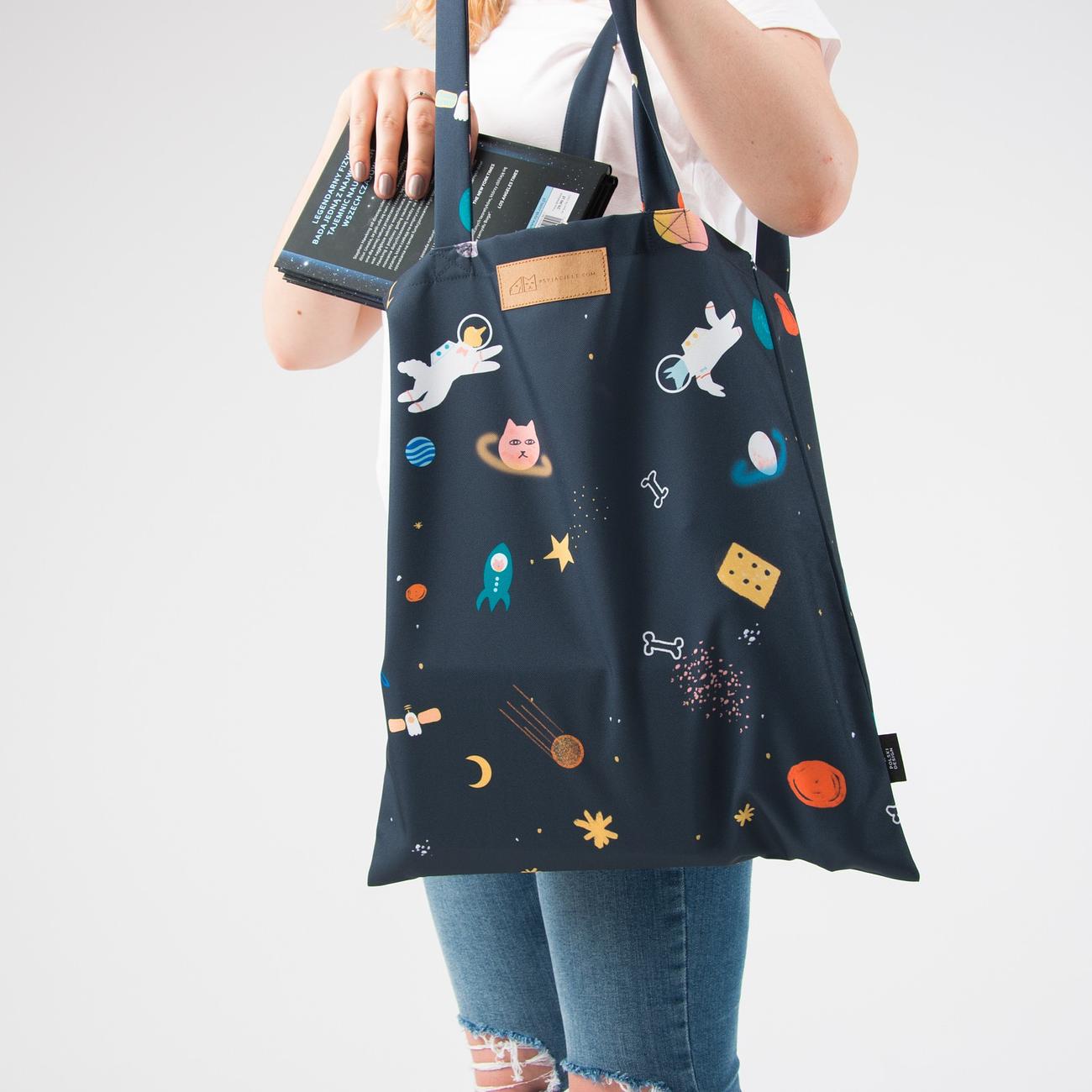 Reusable bag "I need space"