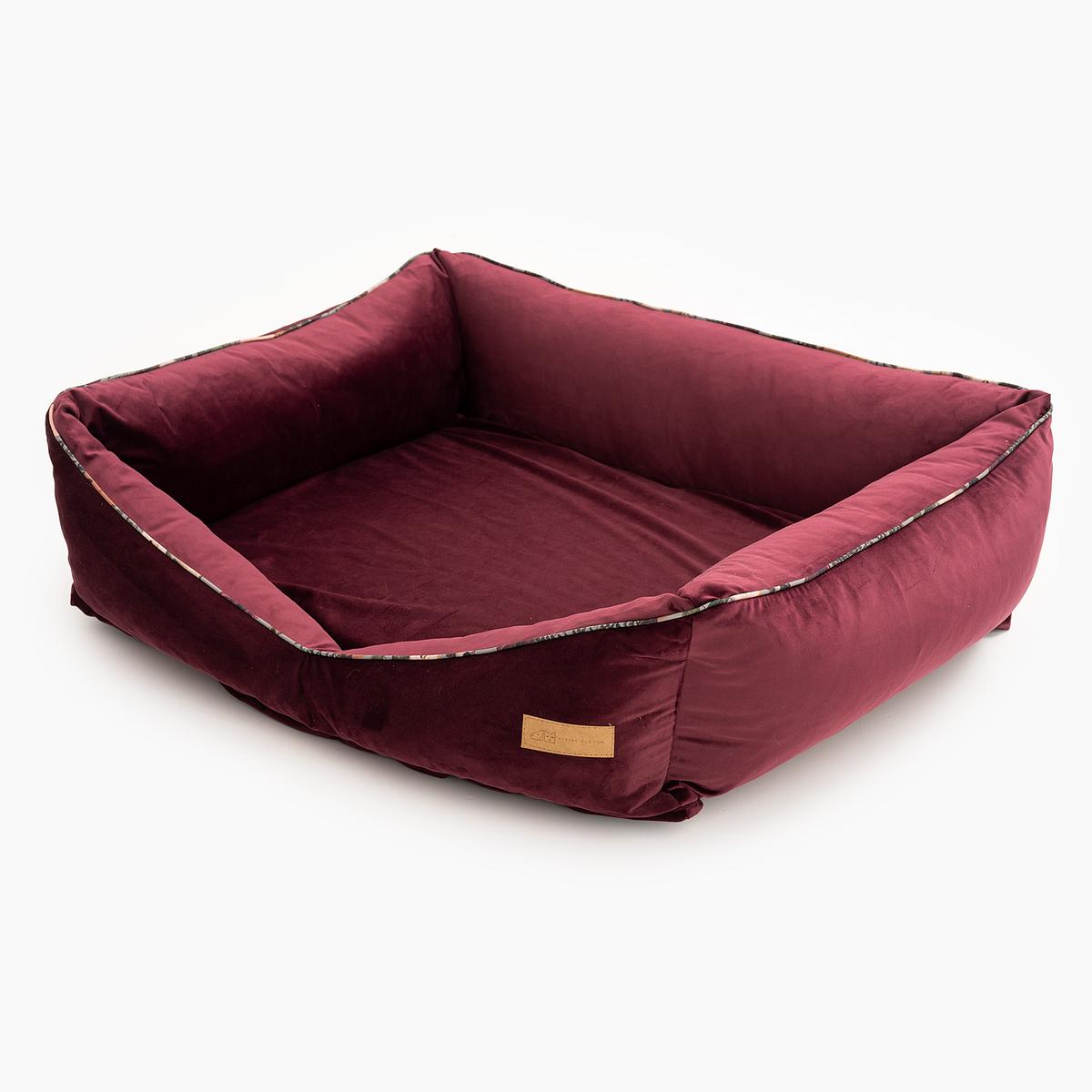 Orthopedic velvet couch "Catollage"