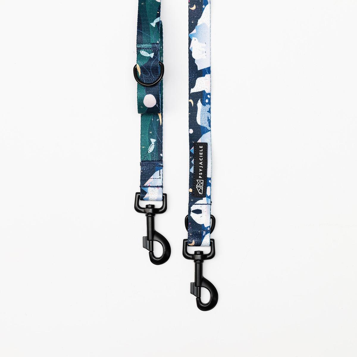 Adjustable leash "Polar pattern" 