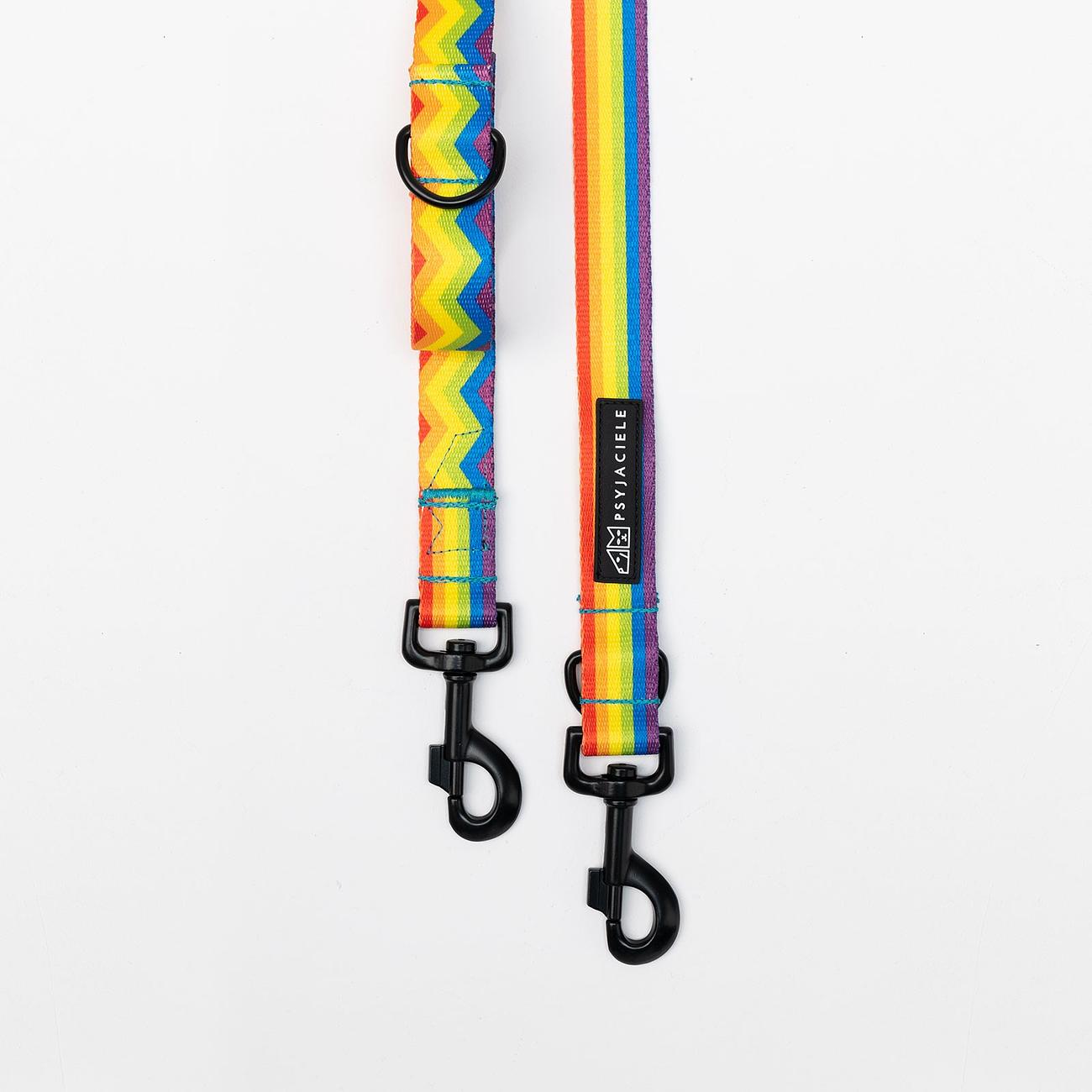 Adjustable leash "Love, Equality, Teethers" 