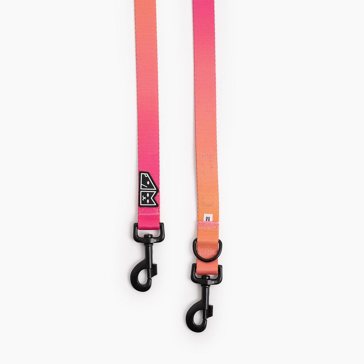 Adjustable leash "Under my ombrella" orange