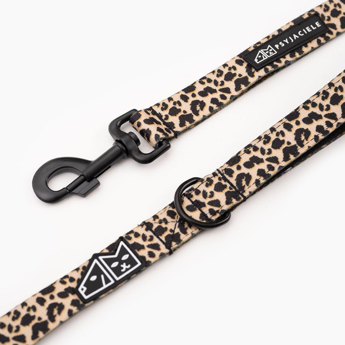 "Respect the wildness" city leash (LEOPARD PATTERN ON THE TOP)