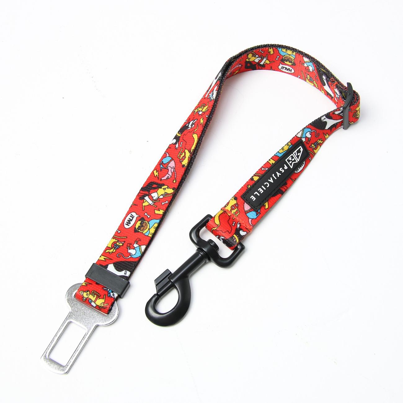 "Woof for the better world" car belts
