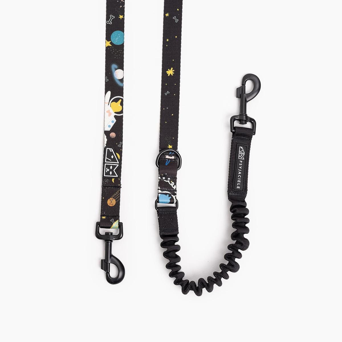 "I need space" leash with a shock absorber