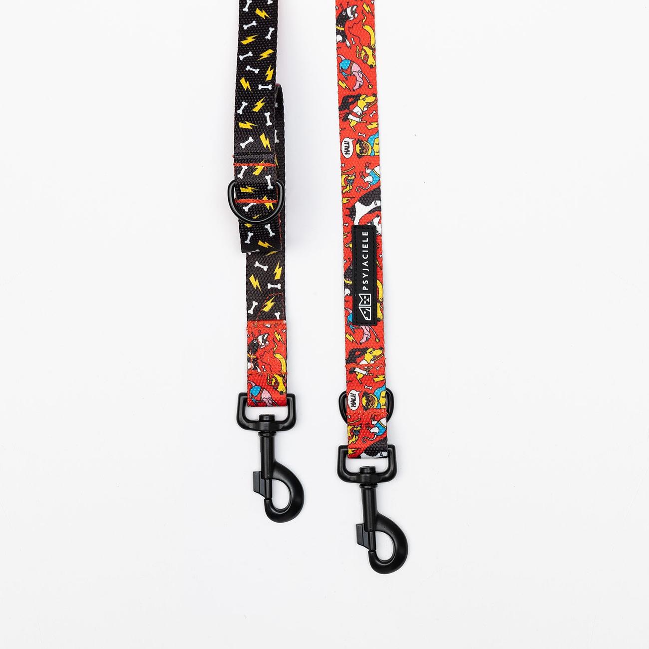 Adjustable leash "Woof for the better world" 